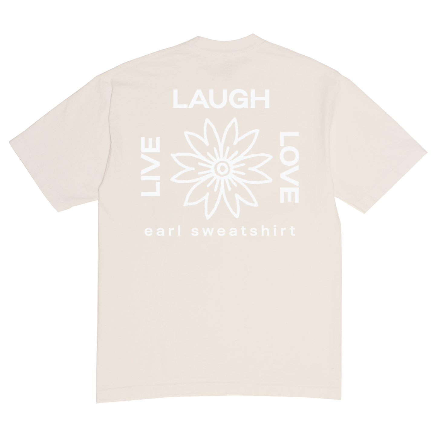 LLL Flower Logo Cream Tee