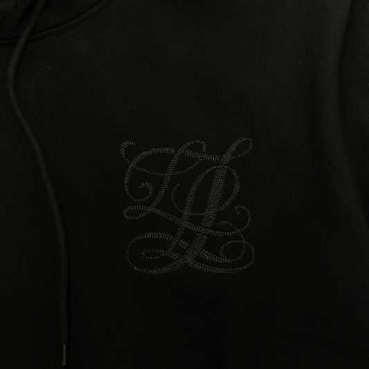 LLL Chainstitch Hoodie (Black)