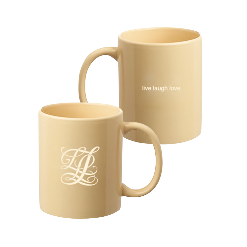 Live Laugh Love Mug (Yellow)
