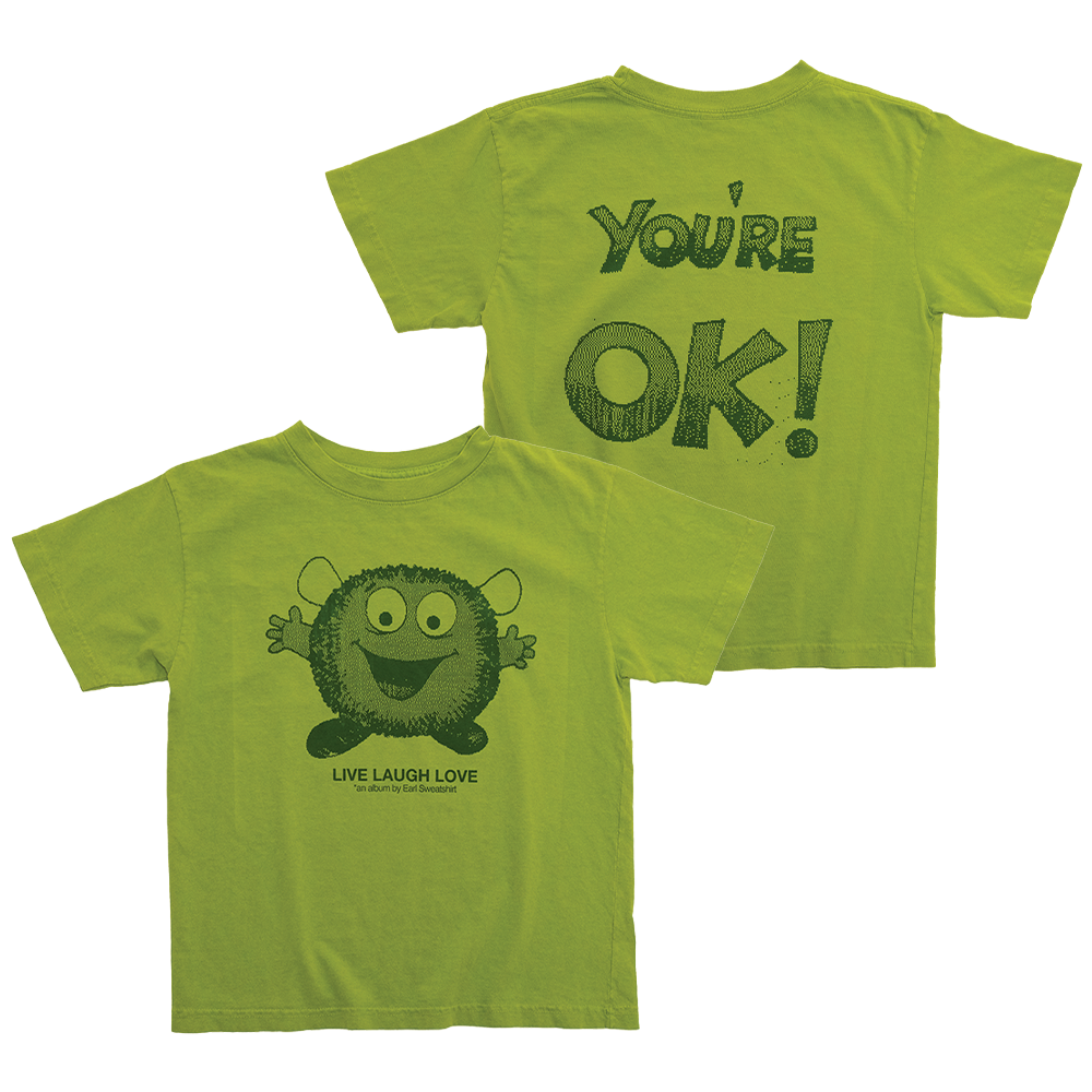 You're Ok Creature Celery Green Toddler tee