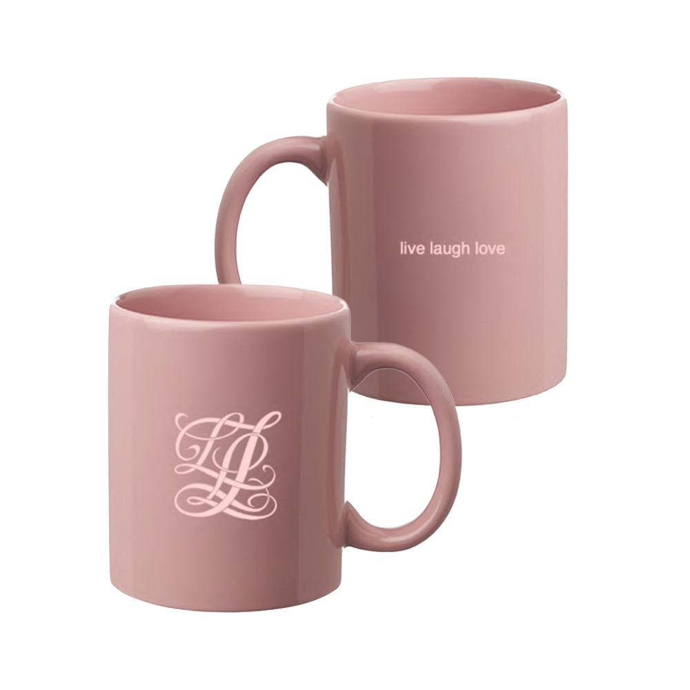 Live Laugh Love Mug (Rose)