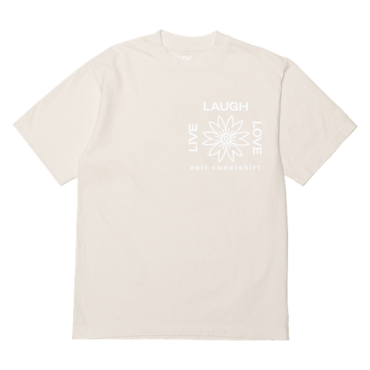LLL Flower Logo Cream Tee