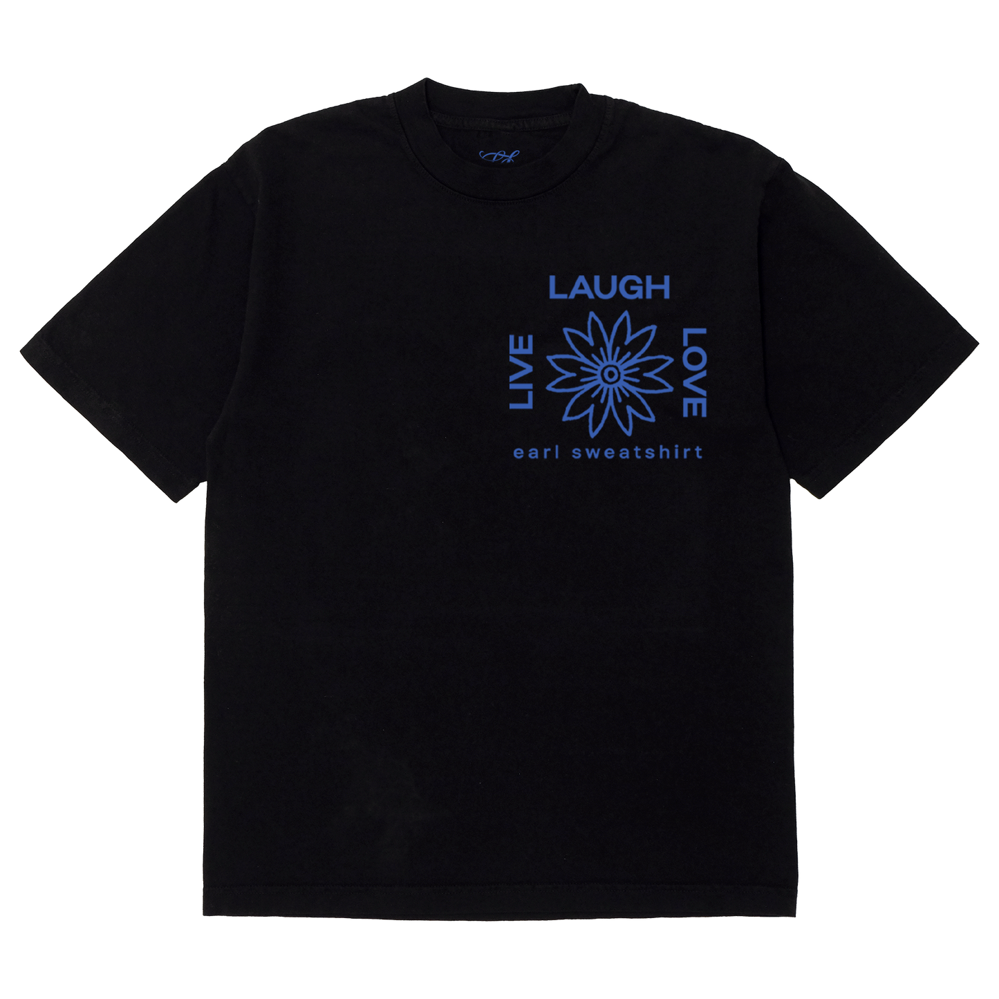 LLL Flower Logo Black Tee
