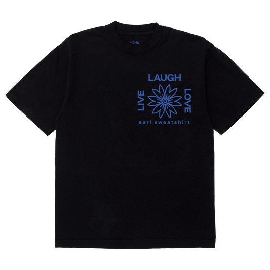 LLL Flower Logo Black Tee