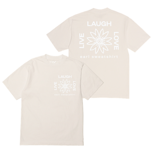 LLL Flower Logo Cream Tee