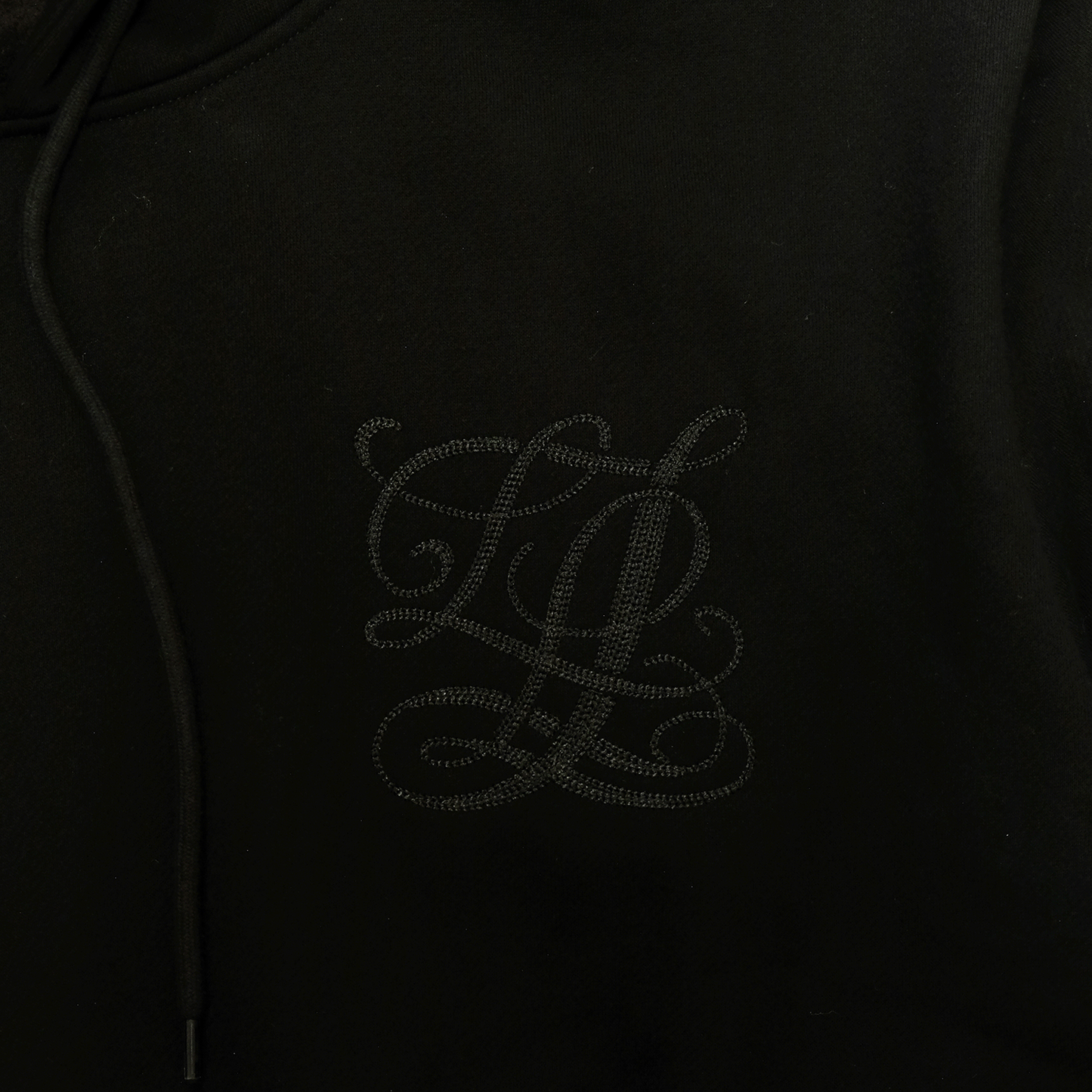 LLL Chainstitch Hoodie (Black)