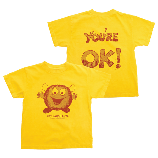You're Ok Creature Gold Toddler tee