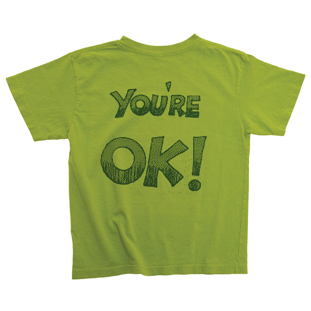 You're Ok Creature Celery Green Toddler tee