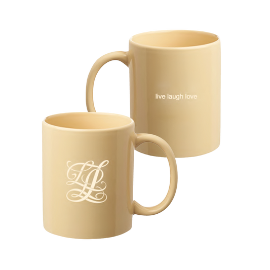 Live Laugh Love Mug (Yellow)
