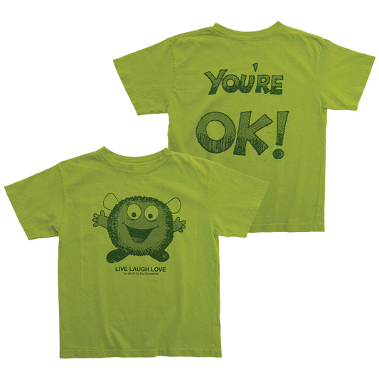 You're Ok Creature Celery Green Toddler tee