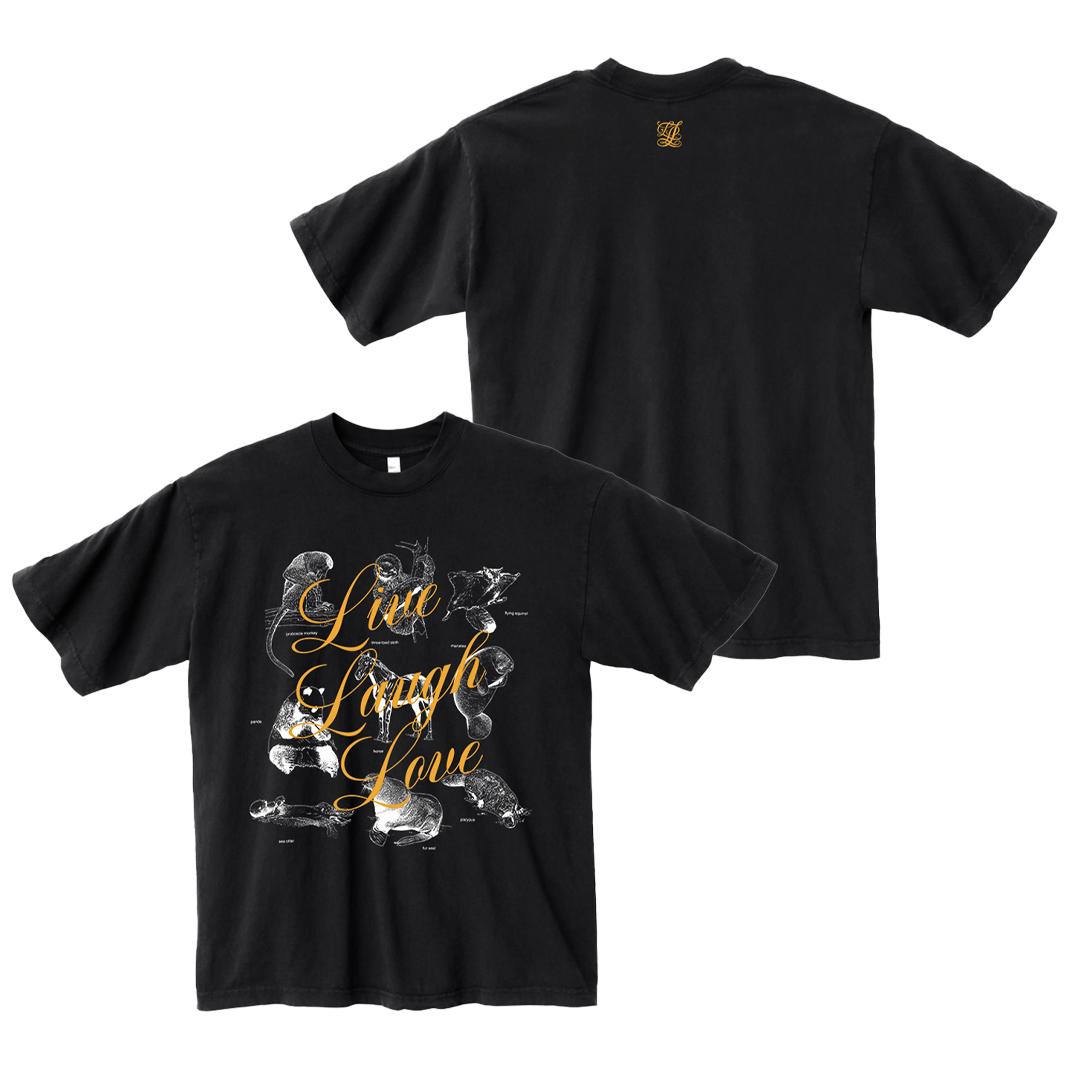EARL SWEATHSHIRT ANIIMALS BLACK TEE
