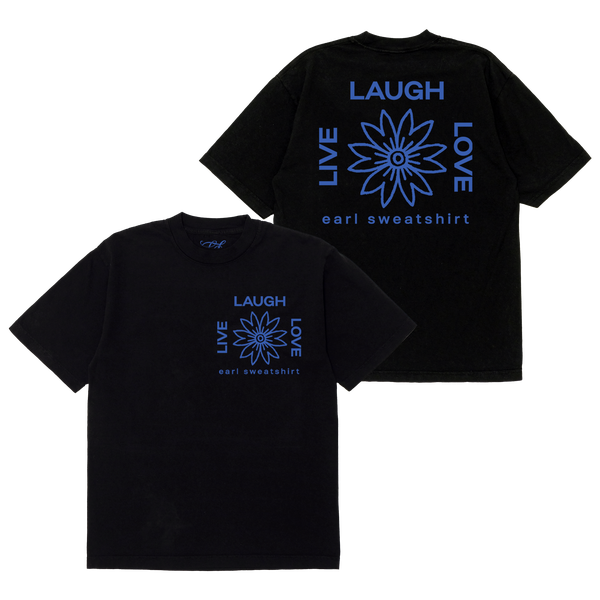 LLL Flower Logo Black Tee