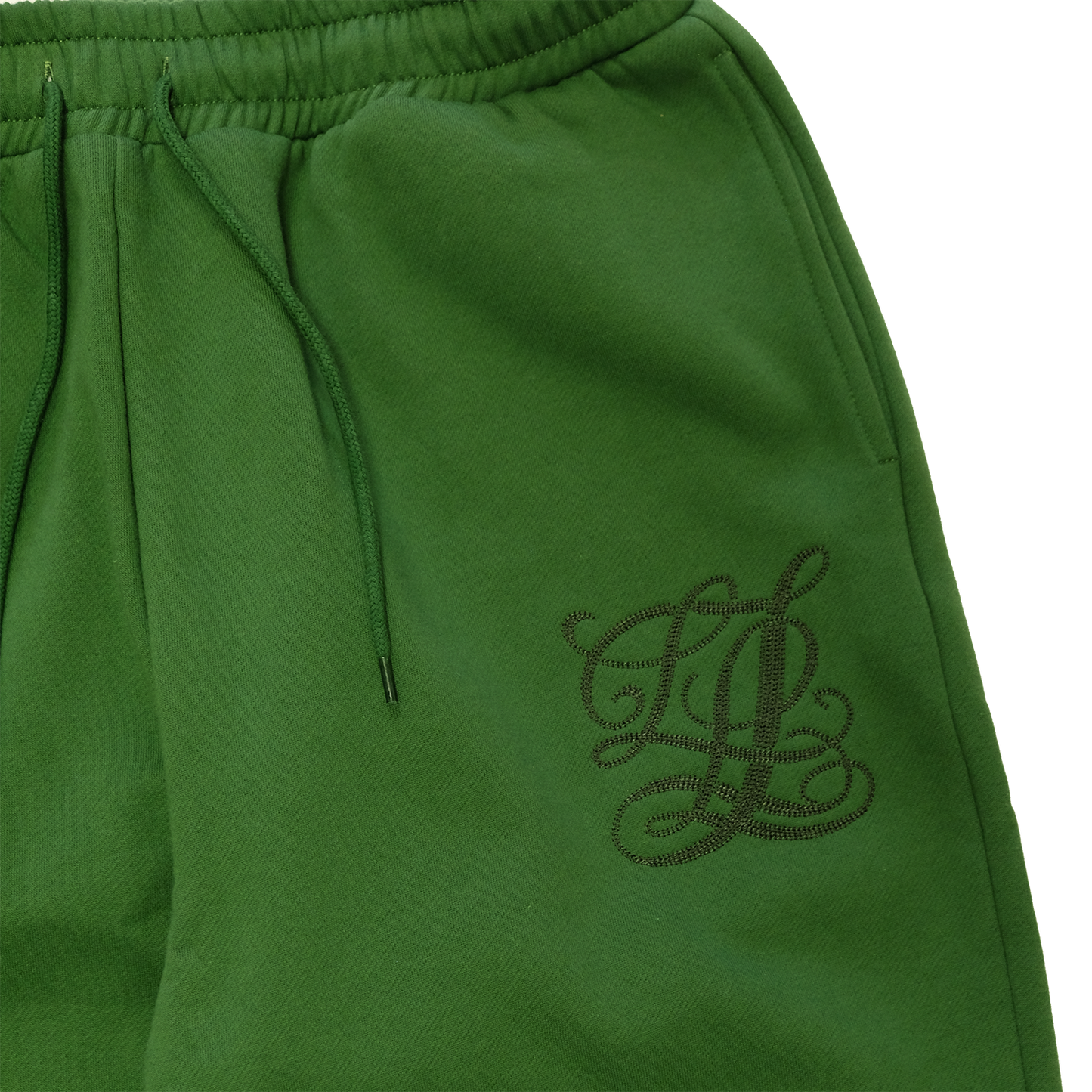 LLL Chainstitch Wide Leg Sweatpants (Elm Green)