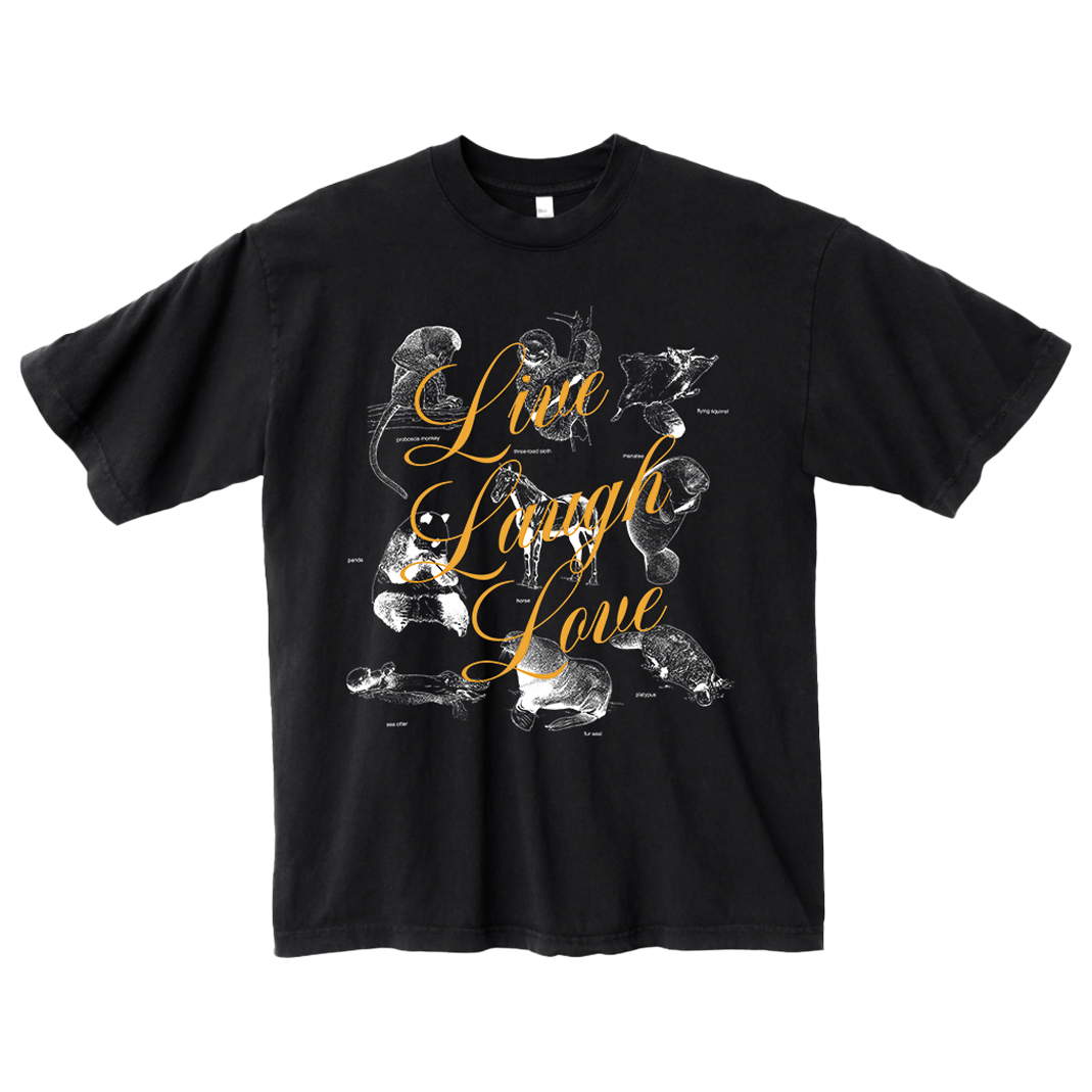 EARL SWEATHSHIRT ANIIMALS BLACK TEE