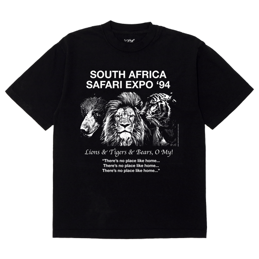 Safari Expo Black Tee