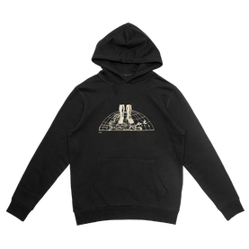 Black graphic hoodies on sale